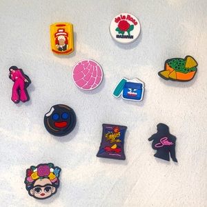 Crocs charms bundle of 10 pieces